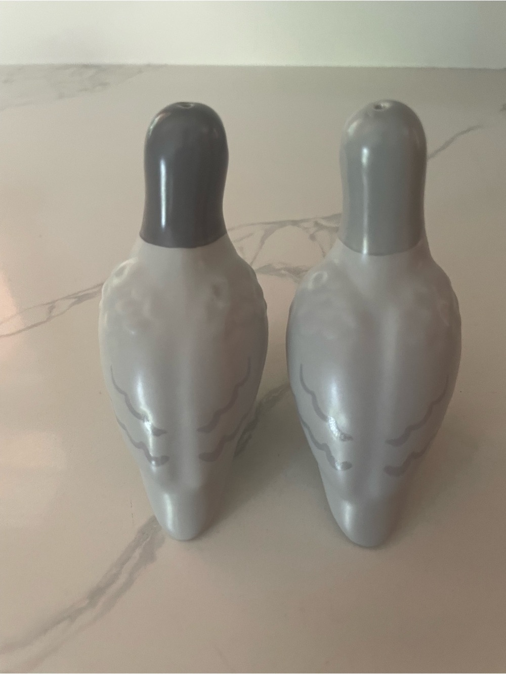 Fred Ceramic Clay Pigeon Salt & Pepper Set - Picture 7 of 8